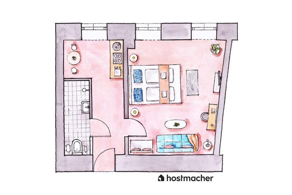 Lite 1Br Near Metro & Center By Hm Lejlighed Wien Eksteriør billede